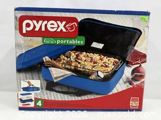 MaxSold Auction: Pyrex Blue Insulated 9x13 Casserole / Food Carrier - New Westminster (British Columbia, Canada) SELLER MANAGED Reseller Online Auction - Columbia Street