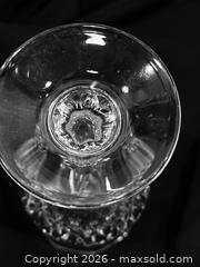 MaxSold Auction: Vintage French Style Crystal Goblets - Set of 4 - 6.25" Brilliant Cut - New Westminster (British Columbia, Canada) SELLER MANAGED Reseller Online Auction - Columbia Street