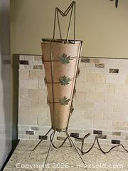 MaxSold Auction: MCM Era Metal Maple Leaves Wire Table Lamp with Fiberglass Cone Shade - Toronto (Ontario, Canada) SELLER MANAGED Downsizing Online Auction - O'connor Drive (CONDO)