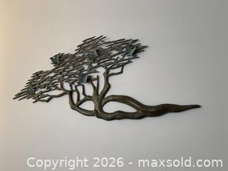 MaxSold Auction: Vintage Large Brass Wall Sculpture Decorative Hanging - Toronto (Ontario, Canada) SELLER MANAGED Downsizing Online Auction - O'connor Drive (CONDO)