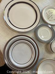 MaxSold Auction: Vintage Assorted Stoneware Dinnerware Set — Orbit, Mikasa, Sierra, Colorstone - Canton (Texas, USA) SELLER MANAGED Reseller Online Auction - VZ County Road 1311