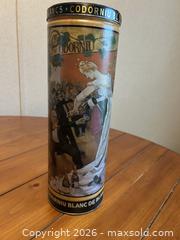 MaxSold Auction: Vintage Decorative Tin Trio with Illustrated Scenes - Canton (Texas, USA) SELLER MANAGED Reseller Online Auction - VZ County Road 1311