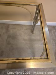 MaxSold Auction: 1980's Hollywood Regency Glass & Chrome coffee table - Brampton (Ontario, Canada) SELLER MANAGED Downsizing Online Auction - Nevada Court