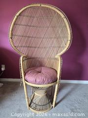 MaxSold Auction: Wicker Peacock Chair - Brampton (Ontario, Canada) SELLER MANAGED Downsizing Online Auction - Nevada Court