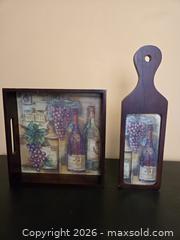 MaxSold Auction: Wine Tray & Cheese Board - Brampton (Ontario, Canada) SELLER MANAGED Downsizing Online Auction - Nevada Court