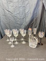 MaxSold Auction: Assorted Glassware Set, 11 Pieces: Stemware, Flutes, Cordials - Cobourg (Ontario, Canada) SELLER MANAGED Estate Sale Online Auction -  King Street East