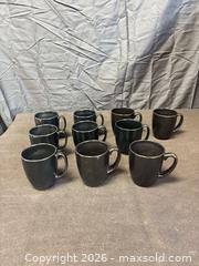 MaxSold Auction: Corelle Stoneware Mugs/Cups, Black Lot of 10 - Cobourg (Ontario, Canada) SELLER MANAGED Estate Sale Online Auction -  King Street East