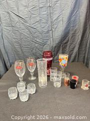 MaxSold Auction: Lot of 16 Assorted Branded Beer & Shot Glasses - Cobourg (Ontario, Canada) SELLER MANAGED Estate Sale Online Auction -  King Street East