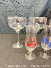 MaxSold Auction: Lot of 6 Collectible Souvenir Glasses (Goblet & Pilsner) - Cobourg (Ontario, Canada) SELLER MANAGED Estate Sale Online Auction -  King Street East