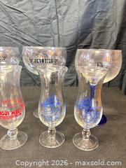 MaxSold Auction: Lot of 6 Collectible Souvenir Glasses (Goblet & Pilsner) - Cobourg (Ontario, Canada) SELLER MANAGED Estate Sale Online Auction -  King Street East