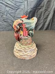 MaxSold Auction: Resin Fantasy Dragon Wizard Figurine, Multicolor, 7.5 in - Cobourg (Ontario, Canada) SELLER MANAGED Estate Sale Online Auction -  King Street East