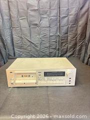 MaxSold Auction: Sansui D-350M Cassette Deck, Silver Brushed Metal - Cobourg (Ontario, Canada) SELLER MANAGED Estate Sale Online Auction -  King Street East