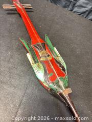 MaxSold Auction: Southeast Asian Wooden Spike Fiddle with Carved Duck Head - Cobourg (Ontario, Canada) SELLER MANAGED Estate Sale Online Auction -  King Street East