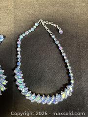 MaxSold Auction: Vintage Sherman Aurora Borealis Rhinestone Set: Necklace, Bracelet, Earrings - Cobourg (Ontario, Canada) SELLER MANAGED Estate Sale Online Auction -  King Street East
