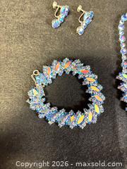 MaxSold Auction: Vintage Sherman Aurora Borealis Rhinestone Set: Necklace, Bracelet, Earrings - Cobourg (Ontario, Canada) SELLER MANAGED Estate Sale Online Auction -  King Street East