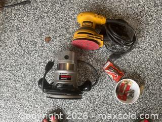 MaxSold Auction: Electric Sander & Router - Surrey (British Columbia, Canada) SELLER MANAGED Downsizing Online Auction - 57 Avenue