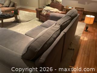 MaxSold Auction: Stylus Brand Couch with Chaise - Surrey (British Columbia, Canada) SELLER MANAGED Downsizing Online Auction - 57 Avenue