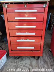 MaxSold Auction: Heavy Duty Commercial 6 Drawer Toolbox Tool Box Cart on Wheels  - East Zorra-Tavistock (Woodstock)(Ontario, Canada) SELLER MANAGED Downsizing Online Auction - Highway 59