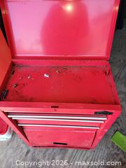 MaxSold Auction: Jobmate Rolling Tool Box Toolbox on Wheels 4 Drawer & compartment - East Zorra-Tavistock (Woodstock)(Ontario, Canada) SELLER MANAGED Downsizing Online Auction - Highway 59