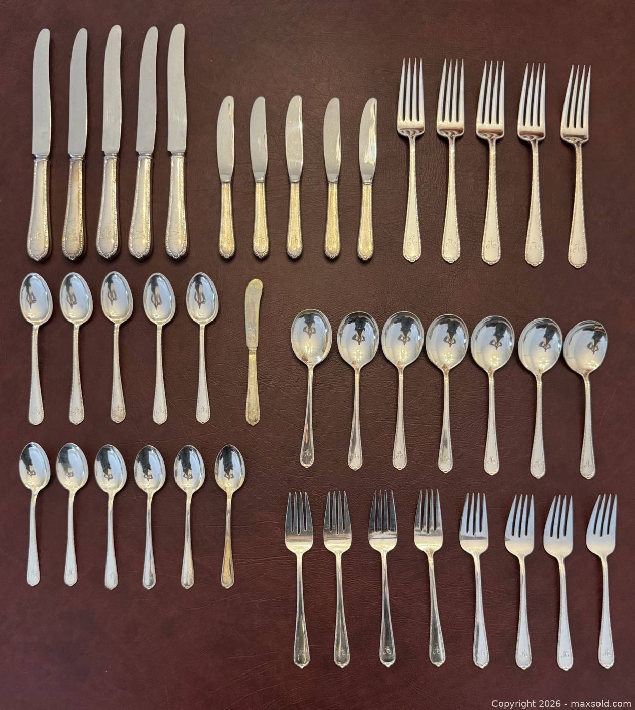 Silverware Pine Tree Pattern Bid Gallery | Toronto (Ontario, Canada) PARTNER MANAGED Estate Sale ...