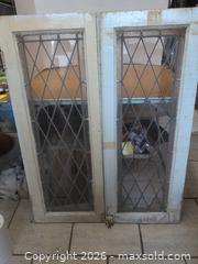 MaxSold Auction: Leaded glass window  - Springwater (Ontario, Canada) SELLER MANAGED Downsizing Online Auction - Queen Street West