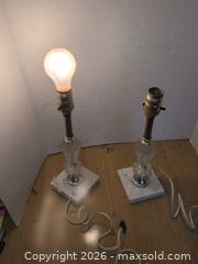 MaxSold Auction: Pair of lamps  - Springwater (Ontario, Canada) SELLER MANAGED Downsizing Online Auction - Queen Street West