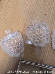 MaxSold Auction: Set of 4 glass apple dishes  - Springwater (Ontario, Canada) SELLER MANAGED Downsizing Online Auction - Queen Street West