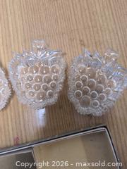 MaxSold Auction: Set of 4 glass apple dishes  - Springwater (Ontario, Canada) SELLER MANAGED Downsizing Online Auction - Queen Street West