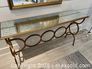MaxSold Auction: ELTE Mirrored Console Table - Toronto (Ontario, Canada) SELLER MANAGED Downsizing Online Auction - Rose Park Drive