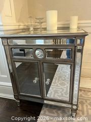 MaxSold Auction: Mirrored Accent Cabinet (1 of 2) - Toronto (Ontario, Canada) SELLER MANAGED Downsizing Online Auction - Rose Park Drive