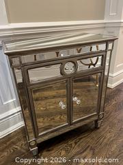 MaxSold Auction: Mirrored Accent Cabinet (1 of 2) - Toronto (Ontario, Canada) SELLER MANAGED Downsizing Online Auction - Rose Park Drive