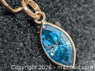 MaxSold Auction: 10K(0.31g)Blue Lab Diamond(0.89ct) - Toronto (Ontario, Canada) PARTNER MANAGED Downsizing Online Auction - Yonge Street