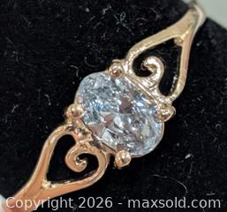 MaxSold Auction: 10K(0.95g)Lab Diamond(0.38ct)Ring - Toronto (Ontario, Canada) PARTNER MANAGED Downsizing Online Auction - Yonge Street