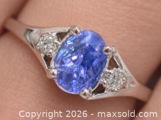 MaxSold Auction: Certified10K(1.36g)Tanzanite0.50&Dia0.03 - Toronto (Ontario, Canada) PARTNER MANAGED Downsizing Online Auction - Yonge Street