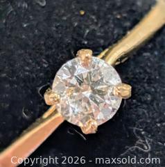 MaxSold Auction: Certified 10K(1.3g)Lab Diamond(0.46g) - Toronto (Ontario, Canada) PARTNER MANAGED Downsizing Online Auction - Yonge Street