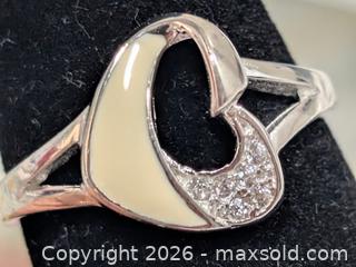 MaxSold Auction: Silver(2.49g)CZ Ring,size 6.5 - Toronto (Ontario, Canada) PARTNER MANAGED Downsizing Online Auction - Yonge Street