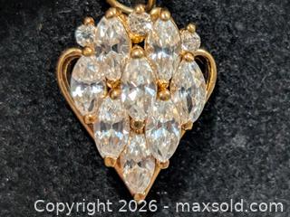 MaxSold Auction: Silver(2.96g)CZ Pendant  - Toronto (Ontario, Canada) PARTNER MANAGED Downsizing Online Auction - Yonge Street