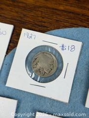 MaxSold Auction: Buffalo Nickel Lot (1918–1937) – 8 Coins – Partial Dates - Hamilton (Ontario, Canada) SELLER MANAGED Estate Sale Online Auction - Gertrude Street