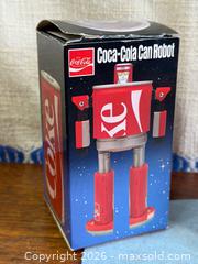 MaxSold Auction: Coca-Cola Can Robot Transformer Toy Action Figure with Original Box - Hamilton (Ontario, Canada) SELLER MANAGED Estate Sale Online Auction - Gertrude Street