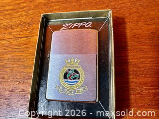 MaxSold Auction: HMCS Algonquin Military Zippo Canadian Forces - Hamilton (Ontario, Canada) SELLER MANAGED Estate Sale Online Auction - Gertrude Street