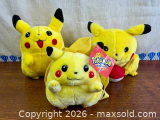 MaxSold Auction: Vintage 90s Pokemon Nintendo Pikachu Backpack + TOMY - Hamilton (Ontario, Canada) SELLER MANAGED Estate Sale Online Auction - Gertrude Street