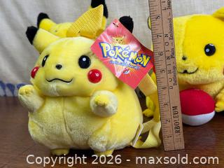 MaxSold Auction: Vintage 90s Pokemon Nintendo Pikachu Backpack + TOMY - Hamilton (Ontario, Canada) SELLER MANAGED Estate Sale Online Auction - Gertrude Street