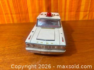 MaxSold Auction: Vintage Taiyo Japan Battery Operated Tin Police Car Toy - Hamilton (Ontario, Canada) SELLER MANAGED Estate Sale Online Auction - Gertrude Street