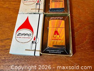 MaxSold Auction: Vintage Zippo Advertising Lighters in Original Boxes - Hamilton (Ontario, Canada) SELLER MANAGED Estate Sale Online Auction - Gertrude Street