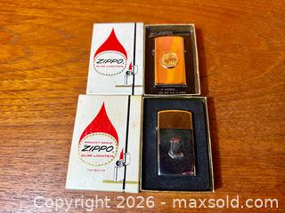 MaxSold Auction: Vintage Zippo Advertising Lighters Like New in Boxes - Hamilton (Ontario, Canada) SELLER MANAGED Estate Sale Online Auction - Gertrude Street