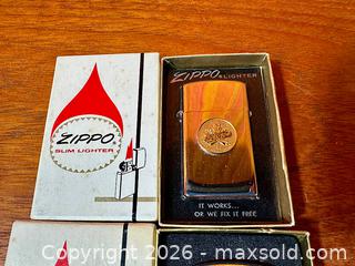 MaxSold Auction: Vintage Zippo Advertising Lighters Like New in Boxes - Hamilton (Ontario, Canada) SELLER MANAGED Estate Sale Online Auction - Gertrude Street
