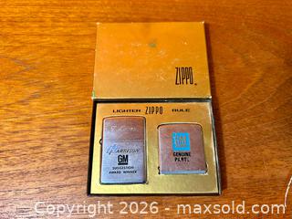MaxSold Auction: VIntage Zippo GM General Motors Gift Set in Box - Hamilton (Ontario, Canada) SELLER MANAGED Estate Sale Online Auction - Gertrude Street