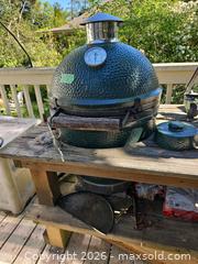 MaxSold Auction: Big Green Egg Large Kamado Ceramic Grill - Green - Atlanta (Georgia, USA) PARTNER MANAGED Estate Sale Online Auction - Oakdale Road Ne