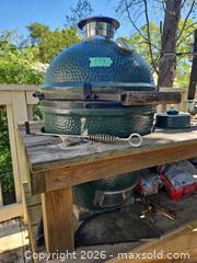 MaxSold Auction: Big Green Egg Large Kamado Ceramic Grill - Green - Atlanta (Georgia, USA) PARTNER MANAGED Estate Sale Online Auction - Oakdale Road Ne