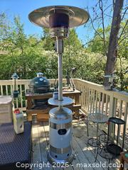 MaxSold Auction: Garvee Propane Patio Heater - Stainless & White - Atlanta (Georgia, USA) PARTNER MANAGED Estate Sale Online Auction - Oakdale Road Ne